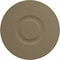 Ekena Millwork Foster Ceiling Medallion (Fits Canopies up to 5 5/8"), 19 1/8"OD x 1"P, Primed White CM19FO - alternate 3